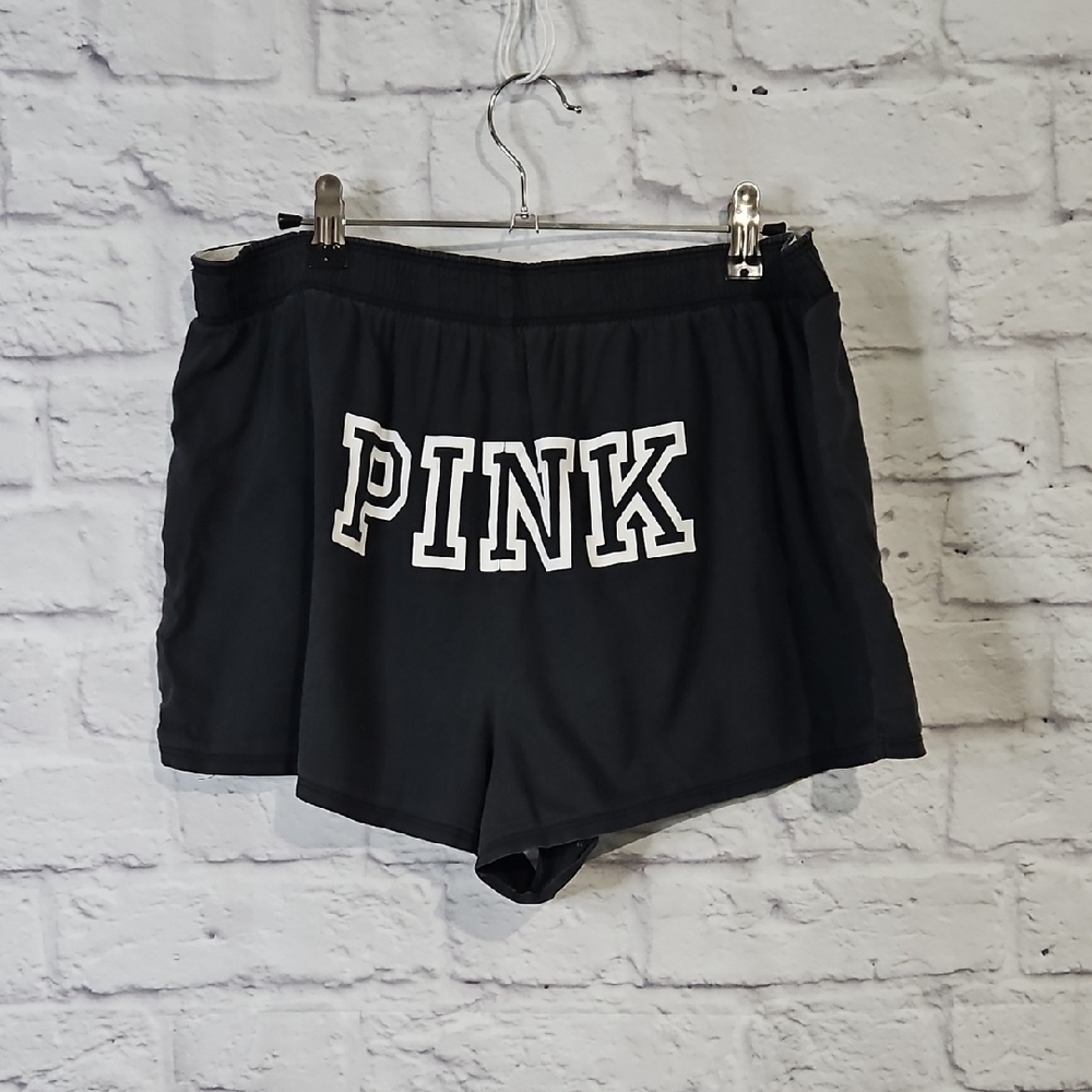 PINK Victoria's Secret Black Lounge Shorts